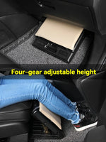 Ajustável Folding Footrest Footrest Almofada, Under Desk Footrest com Massagem Contas para Carro, Home Trem, Escritório