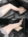 Ajustável Folding Footrest Footrest Almofada, Under Desk Footrest com Massagem Contas para Carro, Home Trem, Escritório