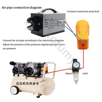 Alicador de crimpagem pneumático, 2.7T, prensagem a frio, ferramentas terminais crimper, máquina de crimpagem pneumática