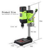 Allsome BG-5167 furadeira de bancada, máquina de broca de bancada de velocidade variável, 6 velocidades, verde