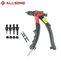 Allsome BT-603 manual rebitador arma mão rebite kit ferramenta de ajuste porca rebite setter porca m3/m4/m5/m6