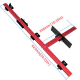 Alongado Gabinete Hardware Jig Tool, liga de alumínio, modelo para alças, puxa, botões nas portas, gavetas, ferramenta