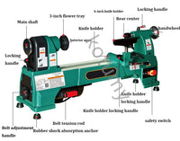 Alta Velocidade Máquina Do Woodworking, Torno De Madeira, Moagem, Polimento, Broca De Contas, Ferramenta Rotativa, DIY