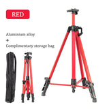 AOOKMIYA Aluminium Easel Tripod Display Stand for Painting & Sketch,Telescopic Height Adjustable Installation-Free Art Supplies Tools