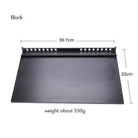 AOOKMIYA Aluminum Alloy Easel Tray with Fixing Tools, Detachable Artist Replacement Easel Tray Sketch Painting Rack, Size 39.7x22cm