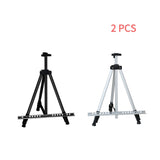 AOOKMIYA Aluminum Alloy Folding Telescopic Studio Painting Easel Tripod Display Bracket