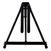 AOOKMIYA Aluminum Alloy Non Slip Studio For Painting Standing Stable Foldable Gift Portable Professional Tabletop Easel Art Display Black