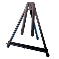 AOOKMIYA Aluminum Alloy Non Slip Studio For Painting Standing Stable Foldable Gift Portable Professional Tabletop Easel Art Display Black