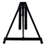 AOOKMIYA Aluminum Alloy Non Slip Studio For Painting Standing Stable Foldable Gift Portable Professional Tabletop Easel Art Display Black