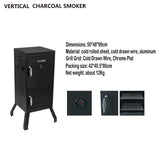 American Charcoal Smoked Grill Professional BBQ Bacon Stove Vertical Grill Car Folding Grill Box Yard Outdoor BBQ Party Cookware