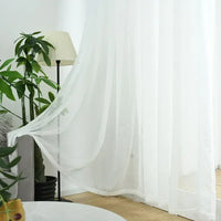 American Curtains for Living Dining Room Bedroom Modern Printed Curtains Pastoral Curtains Tulle Eyelet Curtains French Window