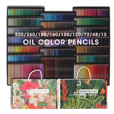 Andstal Brutfuner Colored Pencil 520/260/180/160/120/80/50/48/12 Watercolor Professional Drawing Pencils School Kid Art Supplies