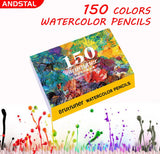 Andstal Brutfuner Colored Pencil 520/260/180/160/120/80/50/48/12 Watercolor Professional Drawing Pencils School Kid Art Supplies