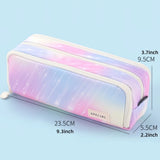 Angoo Nebula Pen Bag Pencil Case Galaxy Dream Dual-side Open Pocket Storage Pouch Stationery School Travel F7518