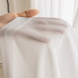 Anti-hook Silk Opaque Dreamy White Texture Gauze Sheer Curtains For Living Room Super Soft Thickened Elegant Balcony Tulle Drape