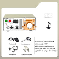 Aplicador automático de cola peristáltica, Dispensador instantâneo cola seca, Máquina dispensadora líquida, 30W