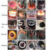 Aquecedor De Indução De Alta Freqüência, Têmpera E Equipamento De Recozimento, Forno De Fusão De Metal, 220V