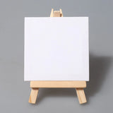 AOOKMIYA Artists 3 inch x3 inch Mini Canvas & 5 inch Mini Easel Set Painting - Set Contains: 24 Mini Canvases & 24 Mini Easels