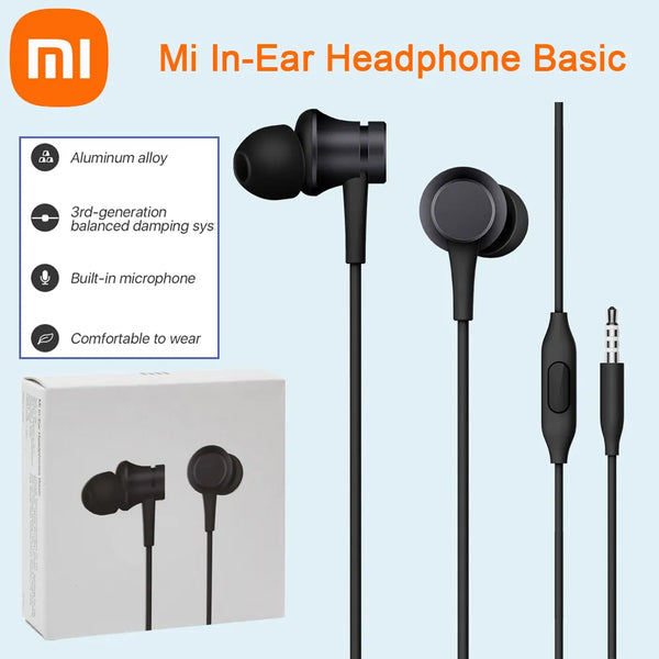 Authentic Xiaomi Mi In Ear Headphone Basic Stereo Basic Fresh