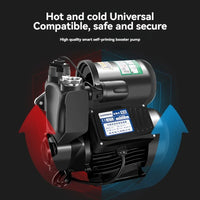 Auto-escorvante Hot and Cold Water Pipe Booster Pump, Super Quiet, Tap Booster Pump, 220V