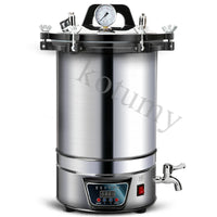 Autoclave de esterilização automática Pote de alta pressão Esterilizador a vapor LCD Ferramentas médicas cirúrgicas, 24L