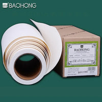 BAOHONG Watercolor Paper Roll 300g Natural White 100% Cotton 10.6/14.6in*394in (27/37cm*10m) Professional Paper Cold Press Rough