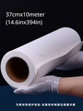 BAOHONG Watercolor Paper Roll 300g Natural White 100% Cotton 10.6/14.6in*394in (27/37cm*10m) Professional Paper Cold Press Rough