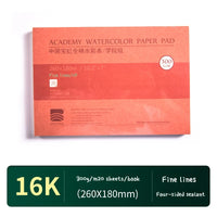 BaoHong 100% Cotton Watercolor Paper Sealing Pad 32K 16K 8K A3 A4 A5 Water Color Drawing Painting Book Sketchbook Art Supplies