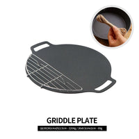 Best Seller Korean BBQ, Grill Non-stick Grill Circular Size 30cm Barbecue Grill Cookware Pan Cast Iron Pan/