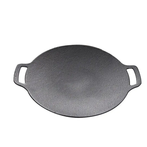 Best Seller Korean BBQ, Grill Non-stick Grill Circular Size 30cm Barbecue Grill Cookware Pan Cast Iron Pan/