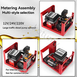 Bomba de óleo diesel de alto fluxo, bomba autoescorvante, pistola de reabastecimento, máquina de reabastecimento, 12V, 24V, 220V