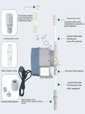 Bomba dosadora de diafragma eletromagnético, Bomba doseadora resistente a ácidos e álcalis, Pequeno equipamento de água
