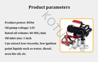 Bomba elétrica auto-escorvante, bombeamento de ureia diesel gasolina, bio metanol, à prova de explosão reabastecimento máquina