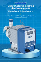 Bomba eletromagnética do diafragma para o tratamento da água, dosagem líquida, micro-ácido, dosagem química do cloro