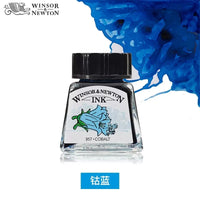 British WINSOR&NEWTON Liquid Acuarela Ink Waterproof Design Calligraphy Painting Watercolor Illustration Ink Art Supplies