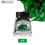 British WINSOR&NEWTON Liquid Acuarela Ink Waterproof Design Calligraphy Painting Watercolor Illustration Ink Art Supplies