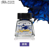 British WINSOR&NEWTON Liquid Acuarela Ink Waterproof Design Calligraphy Painting Watercolor Illustration Ink Art Supplies