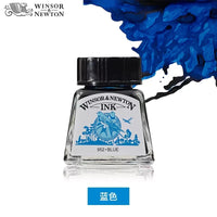 British WINSOR&NEWTON Liquid Acuarela Ink Waterproof Design Calligraphy Painting Watercolor Illustration Ink Art Supplies