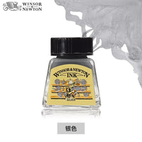 British WINSOR&NEWTON Liquid Acuarela Ink Waterproof Design Calligraphy Painting Watercolor Illustration Ink Art Supplies