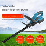 Brushless Hedge Trimmer para Makita Bateria, Lítio, Sem Fio, Poda Serra, Jardim, Folha de Chá Verde