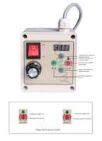 Brushless Servo Motor Control Set, velocidade Ajuste Belt, Sander, Carpintaria Machinery, Torno, Botão