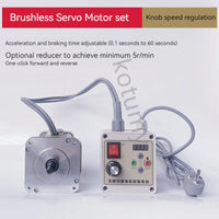 Brushless Servo Motor Control Set, velocidade Ajuste Belt, Sander, Carpintaria Machinery, Torno, Botão