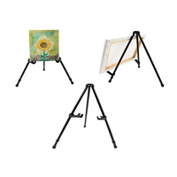 AOOKMIYA Bview Art Portable Adjustable Metal Sketch Easel Stand Foldable Travel Easel Aluminum Alloy Easel Sketch Drawing For Art Supplie