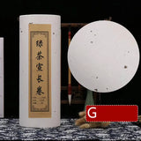 Calligraphy Paper Rolling Half Ripe Yunlong Xuan Paper Chinese Plant Fiber Rice Papers Painting 100m Thicken Bamboo Xuan Paper