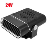 Car heater 12v24v universal car rotatable adjustable cold-resistant glass defrost mist heating mini car heater multi-purpose fan