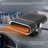 Car heater 12v24v universal car rotatable adjustable cold-resistant glass defrost mist heating mini car heater multi-purpose fan