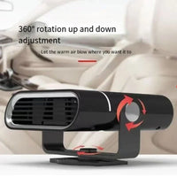 Car heater 12v24v universal car rotatable adjustable cold-resistant glass defrost mist heating mini car heater multi-purpose fan