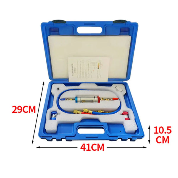 Carro A/C refrigerante enchimento, regulador de óleo refrigerante, ar condicionado automotivo, óleo analisador