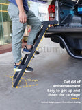 Carro Step Tailgate Ladder para Pickup Truck, Universal Fit, Porta traseira do carro