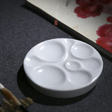 AOOKMIYA Ceramic Palette Gouache Palette Chinese Painting White Porcelain Plate Art Watercolor Painting Supplies Pallet Watercolor